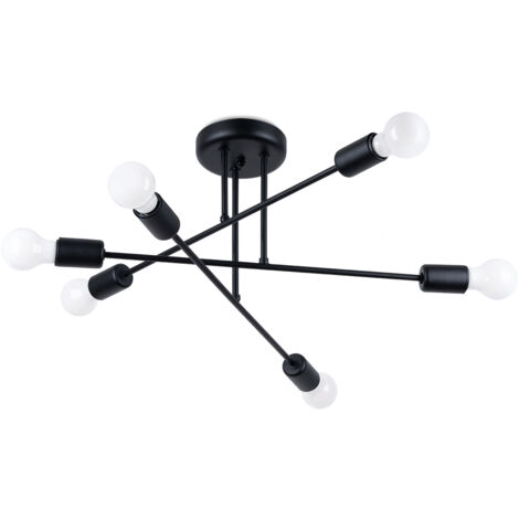 Chandelier NORAH 6R black
