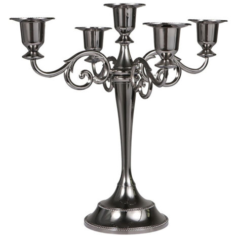 Chandelier vintage américain - Noir 5 têtes