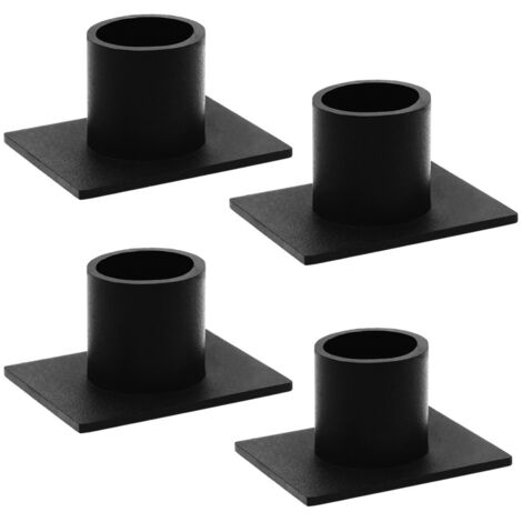 Chandeliers - Ensemble de quatre (chandeliers carrés) - Noir - Chandeliers - Ensemble de quatre (chandeliers carrés) - Noir