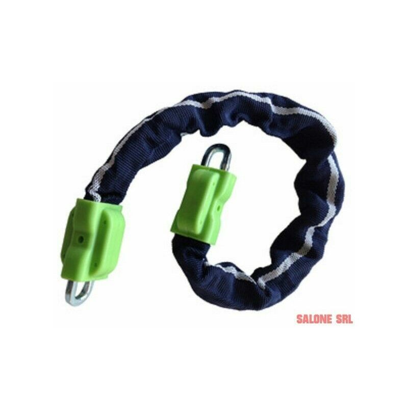 Chaîne antivol pour motos et vélos en acier trempé zingué, section carrée, 10x150 mm - Salone