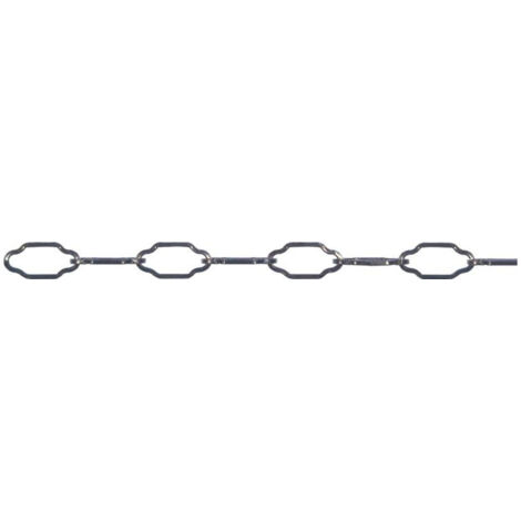 Chane dcorative 1688 plaque cuivre bruni 2,8 mm Ro.30m(250 x 93)