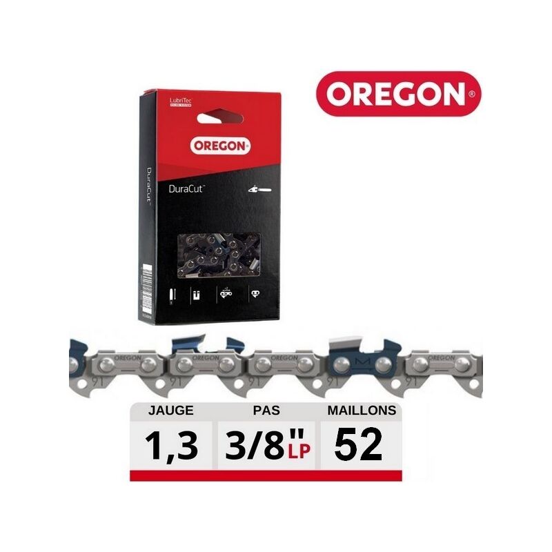 Oregon - Chaine tronçonneuse DuraCut 52 dents M91VXL052E