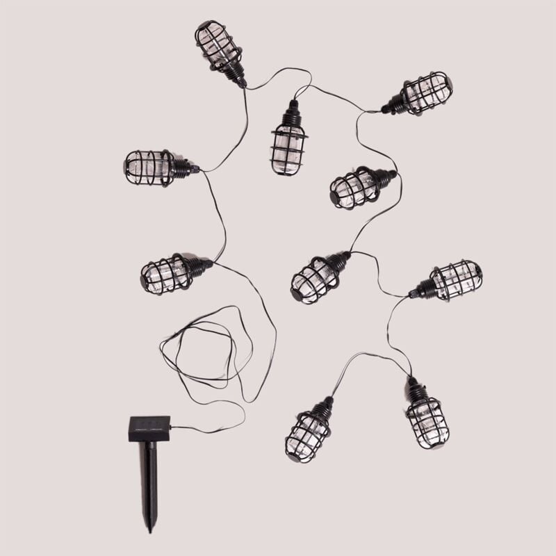 Guirlande Solaire led Extérieure (2 m) Estiu Sklum Noir