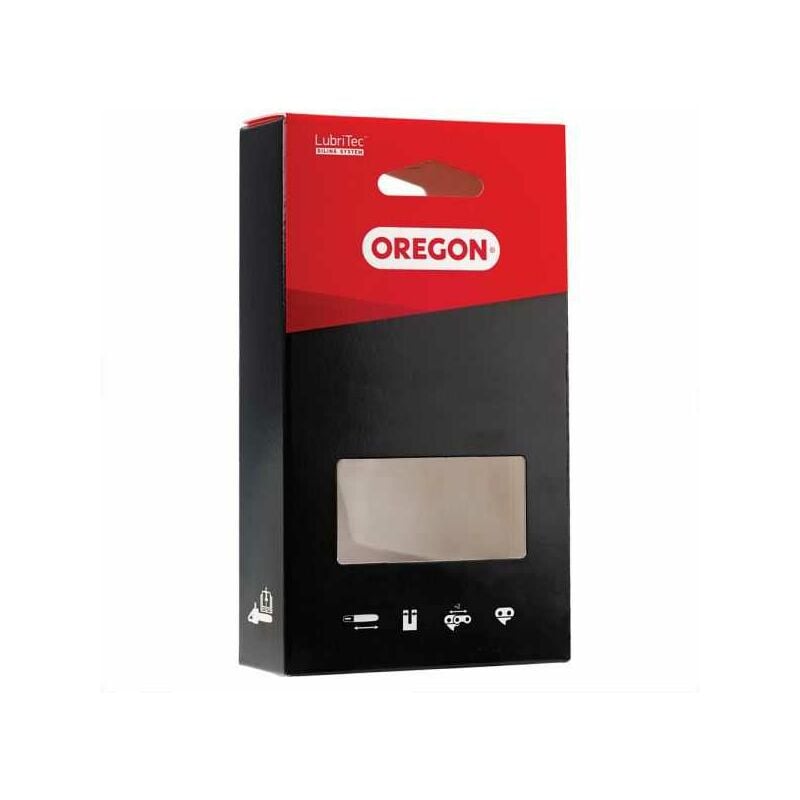 Oregon - Chaîne pour tronçonneuse 3/8' lp 1,3 mm. 57 maillons. Gouge profil demi carré