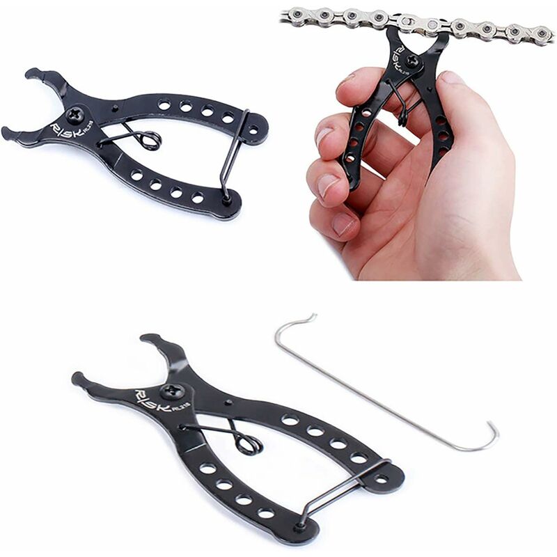 Chaîne Pince, Mini pince à chaîne Outil de chaîne de vélo Chaîne de vélo Maillon Rapide Ouvert Fermer Outil Utilisé pour installer et retirer les