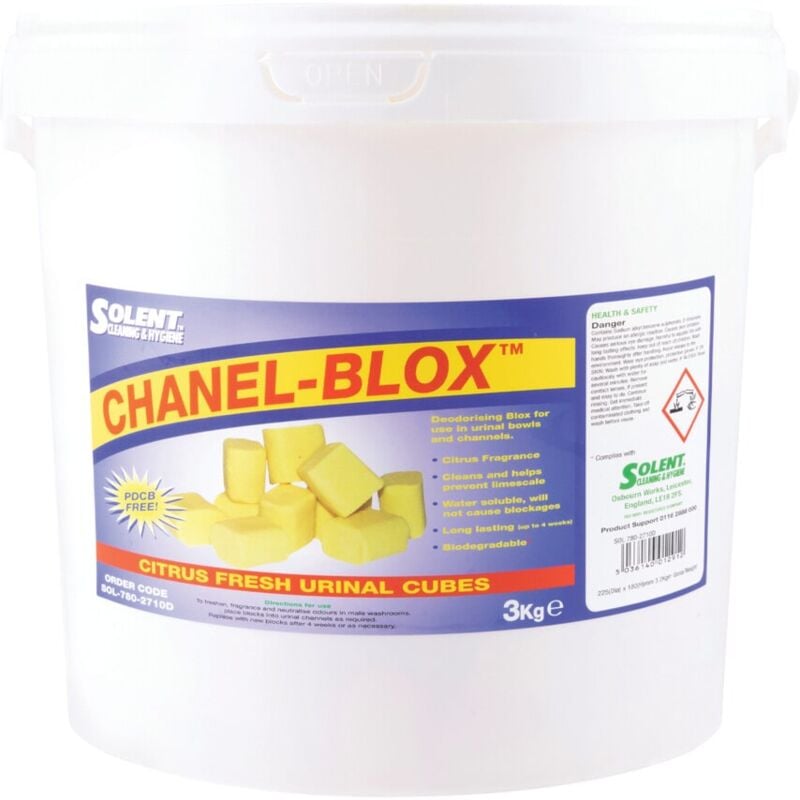 Solent Cleaning - Chanel-blox Citrus 'p' Blocks - 3kg