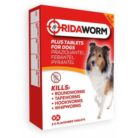 Chanelle Ridaworm Dog Tablets - 2 Tablets