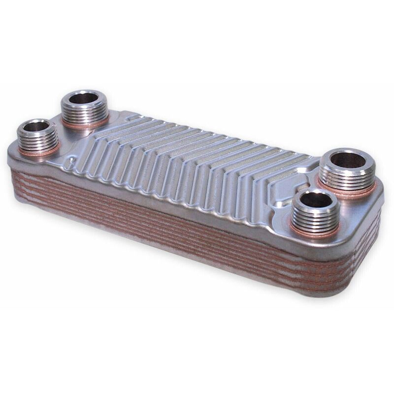 Changeur de chaleur thermique acier inoxydable 10 plaques max 22 kw eau solaire