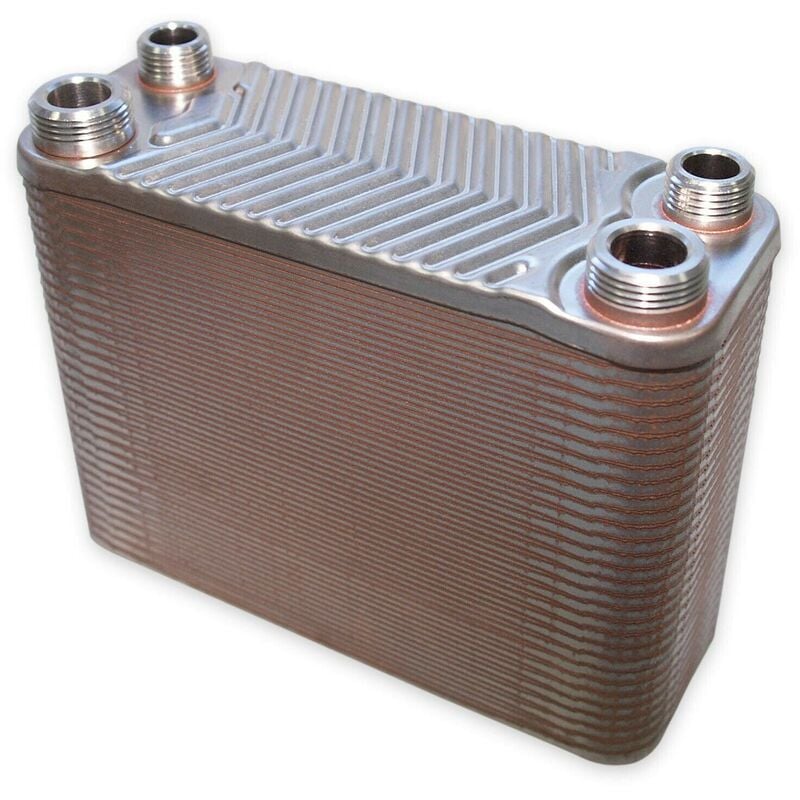 Changeur de chaleur thermique acier inoxydable 60 plaques max 130 kw eau solaire