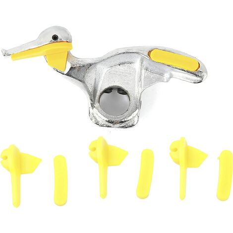 Changeur de pneu tête de changeur de pneu tête de canard outil de changeur de pneu en acier inoxydable installation et retrait du changeur de pneu de voiture accessoires de tête de canard (28MM)