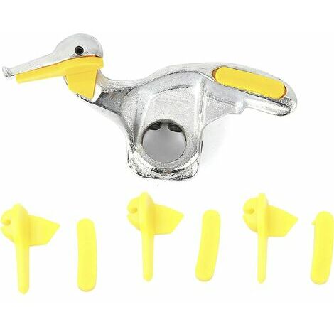 Changeur de pneu tête de changeur de pneu tête de canard outil de changeur de pneu en acier inoxydable installation et retrait du changeur de pneu de voiture accessoires de tête de canard (28MM)