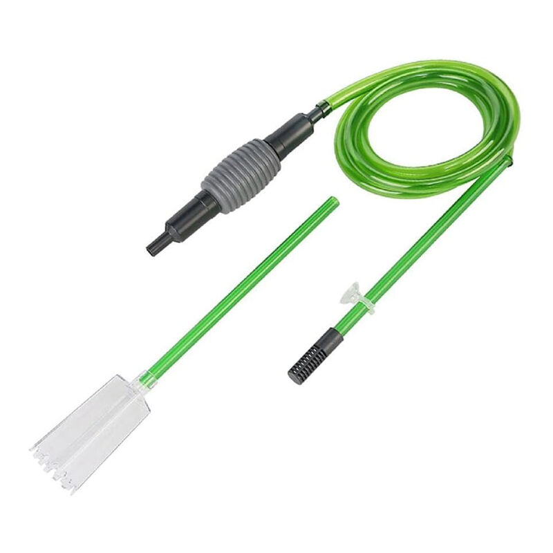 Changeur d'eau d'aquarium, kit de nettoyage de gravier d'aquarium avec siphon ,pompe vidange aquariumpour le changement d'eau d'aquarium et le