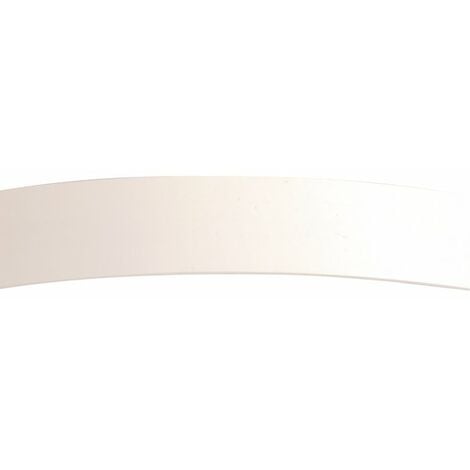 WoodPress® 19 mm Mélamine Blanc Perle Bande de Chant en Placage Préencollé  – Rouleau de 7,5 m – Application à Repasser Facile à Faire soi-même, Couvre