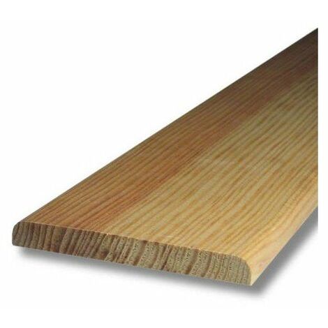 Chant plat pin 2 arrondis 2400x30x6 mm - SUPBOIS