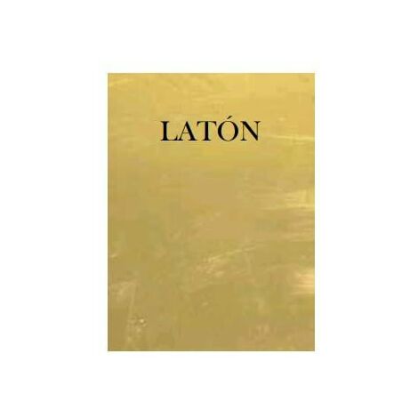 CHAPA EMBELLECEDORA LISA 75X265 LATON PUL ADHESIVO
