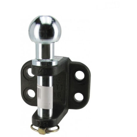 Chape mixte 4 trous – Diamètre 17 mm – Traction 3500 kg – Acier renforcé pour remorques et utilitaires – Pommier