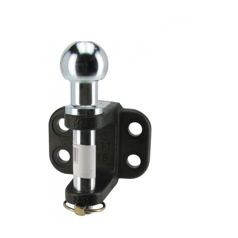 Chape Mixte 4 Trous Ø17mm Entraxe 90x40