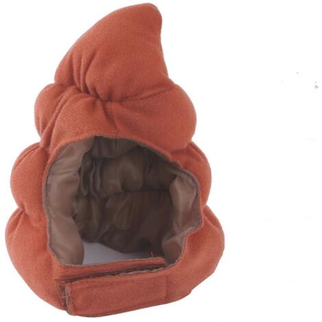Chapeau Amusant en Forme de Crotte pour Chien et Chat, Accessoire de Fête pour Animaux