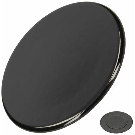 Chapeau bruleur rapide noir Diam.100mm (C00052931, 482000026824) Plaque de cuisson ARISTON, ARISTON HOTPOINT, IGNIS, INDESIT, PROLINE, SCHOLTES, WHIRLPOOL