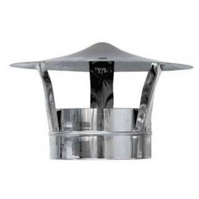 DK - Chapeau chinois à base ronde galvanisée