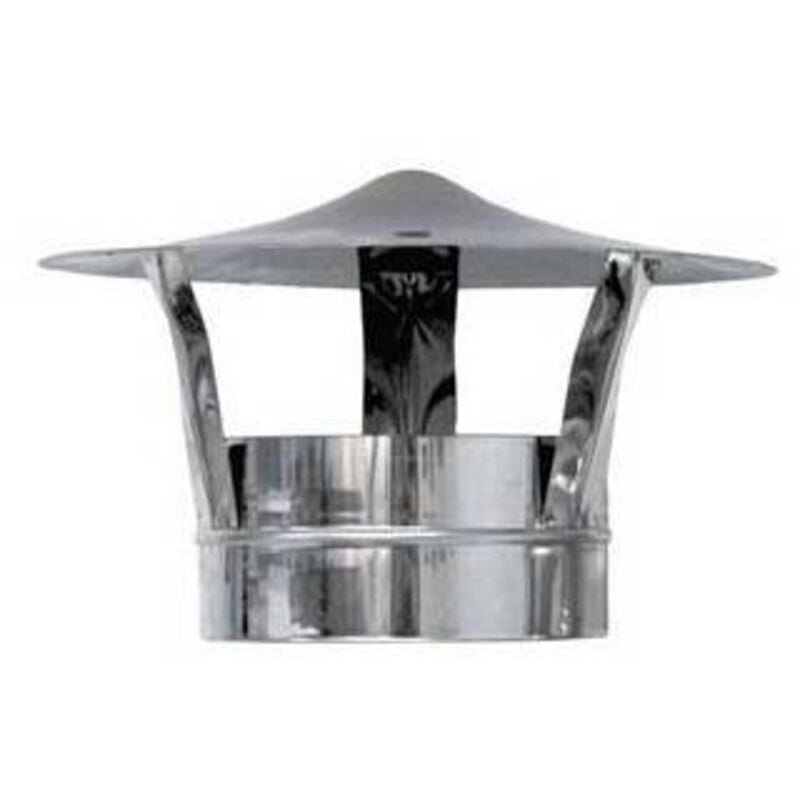 DK - Chapeau chinois à base ronde galvanisée