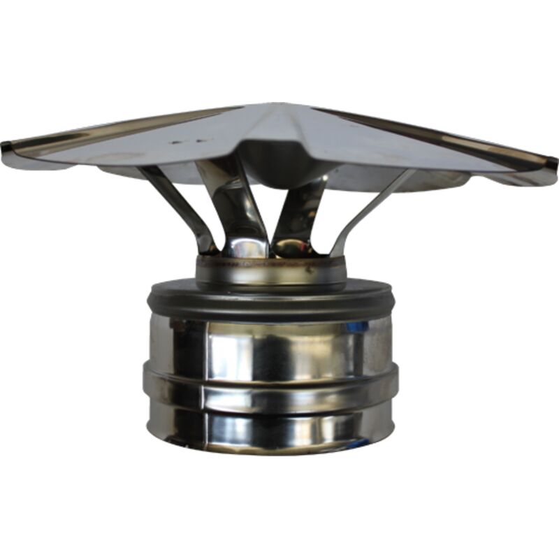 Sivac - Chapeau chinois double paroi isolée - ø int/ext: 80-130
