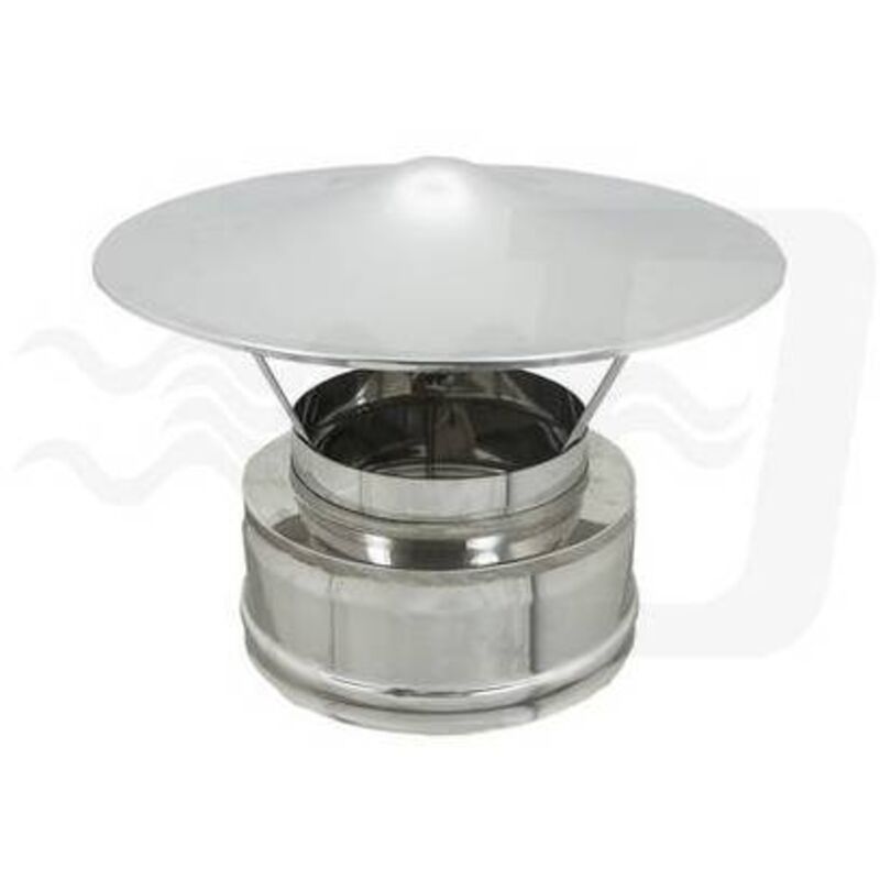 CHAPEAU CHINOIS EN ACIER INOXYDABLE À DOUBLE PAROI Dimensions : Diam. 80 x 130