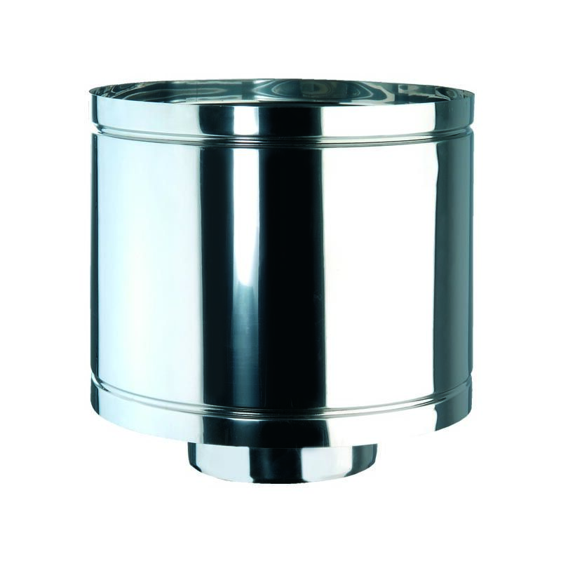 Chapeau coupe-vent en acier inoxydable d 110