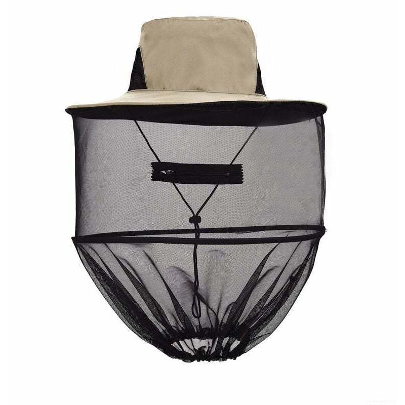 Chapeau d'Apiculteurs Chapeaux d'Apiculture avec Voile en Maille Contre Abeille Chapeau avec Filet Contre Moustique Insectes Chapeau de Soleil