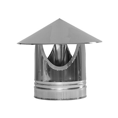 Chapeau de cheminée DW PELLETS 316L/304 Ø80 mm - DINAK