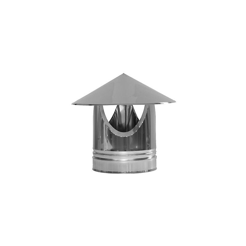 Dinak - Chapeau de cheminée dw pellets 316L/304 Ø80 mm
