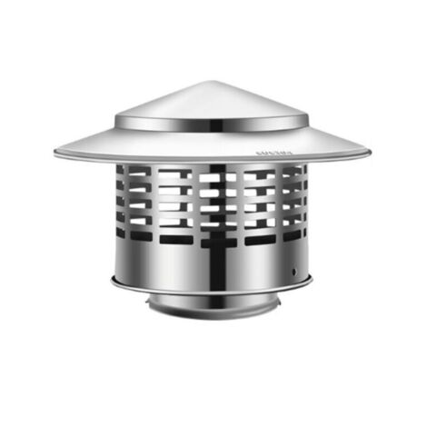 Chapeau de cheminée, installation facile, pour couvercle d'aération isolant à l'extérieur, Diamètre intérieur 110mm