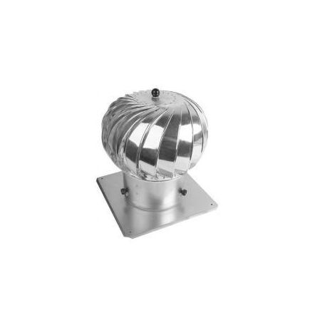 CHAPEAU DE CHEMINÉE ROTATIF TURBO 150 MM GALVANISÉ - RKM TUR 150Z