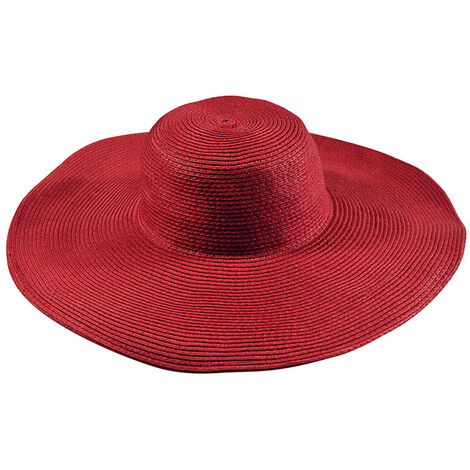 Chapeau de paille de protection solaire à bord large pour femme, chapeau de disquette pliable, casquette de plage de protection contre les UV d'été