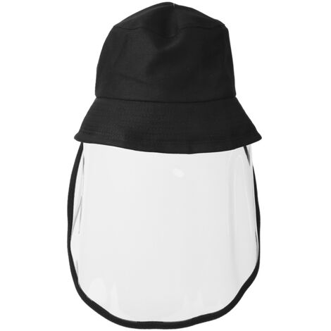Chapeau de pêche anti-UV avec visière transparente anti-salive pour une protection optimale