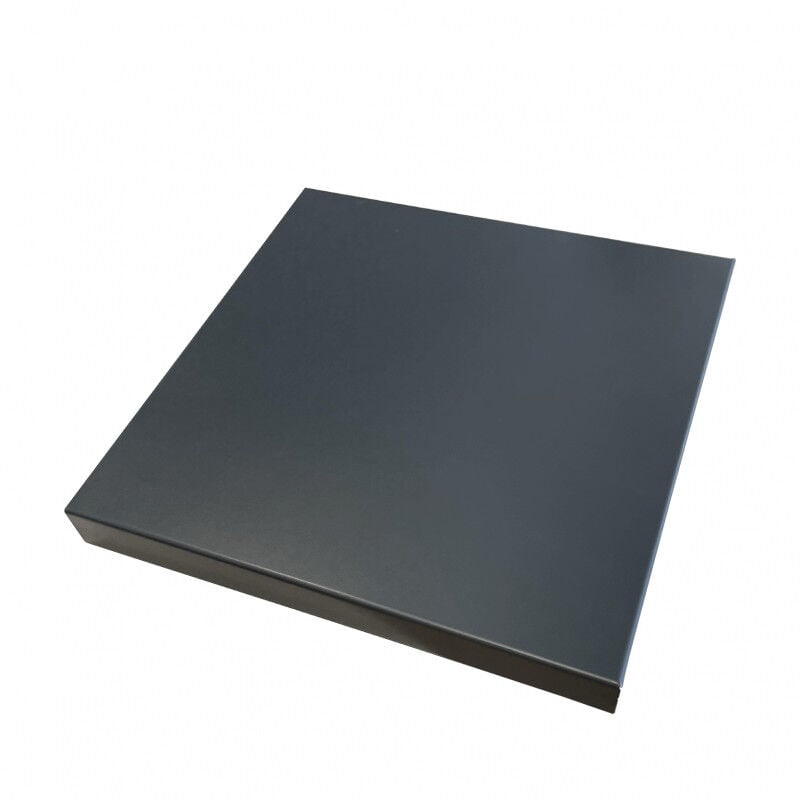 Chapeau de pile de poteau en alu - plat et carré - ral 7016 - Dimensions 300X300 mm Aluhome