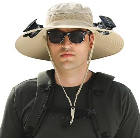 Chapeau Soleil Large Bord – Réglable, Séchage Rapide, Homme/femme, Pour Jardinage