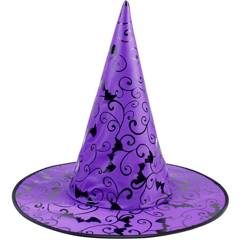 Chapeau de sorcière d'Halloween Wiches Chapeaux pour adultes femmes hommes
