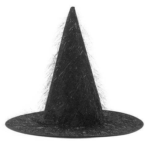 Chapeau de sorcière Vintage Halloween pour femmes, voiles de dentelle transparents chapeaux imprimés fournitures de fête accessoires de déguisement d'halloween