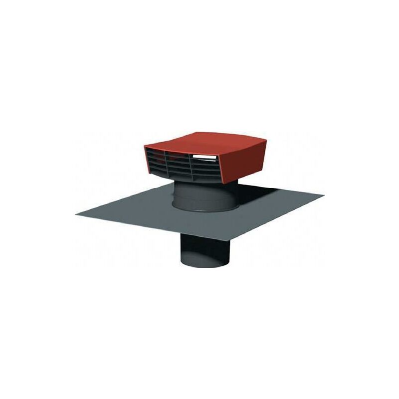 Chapeau de toiture plastique tuile diamètre 125 mm