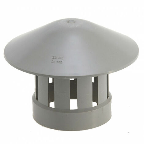 Chapeau de ventilation - Ø100mm - gris GIRPI