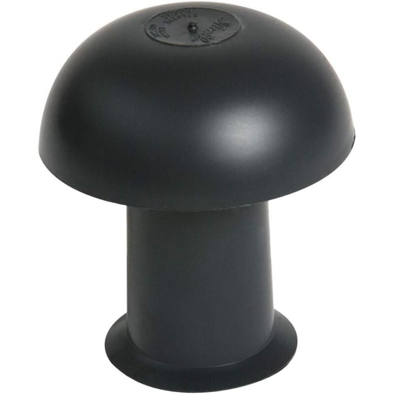 Nicoll - Chapeau de Ventilation Ø125 – Grande Aération Verticale pvc – Résistance aux Intempéries Prolongée