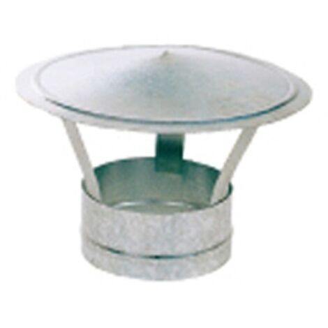 CHAPEAU FIXE CHINOIS GALVANISÉ - 120 MM