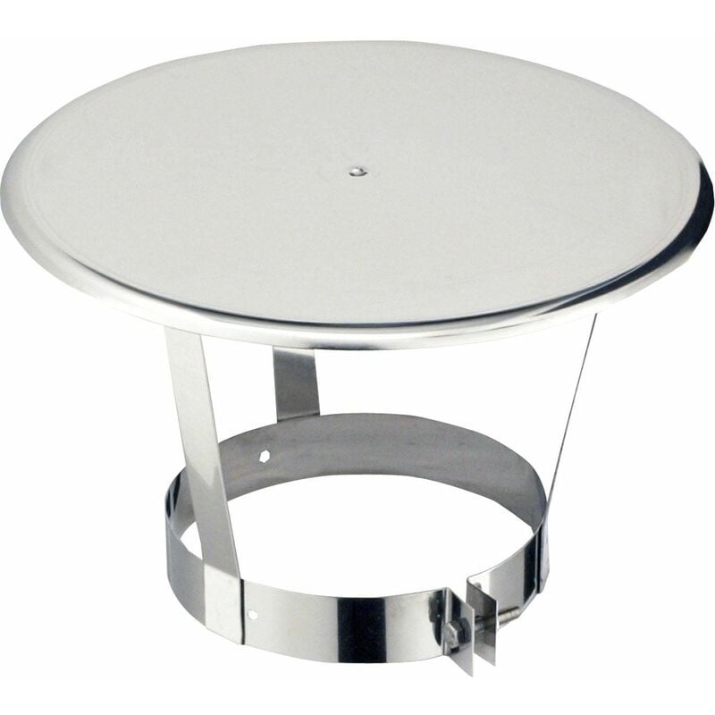 Poujoulat - Chapeau pare-pluie polycombustible - Diamètre : 140