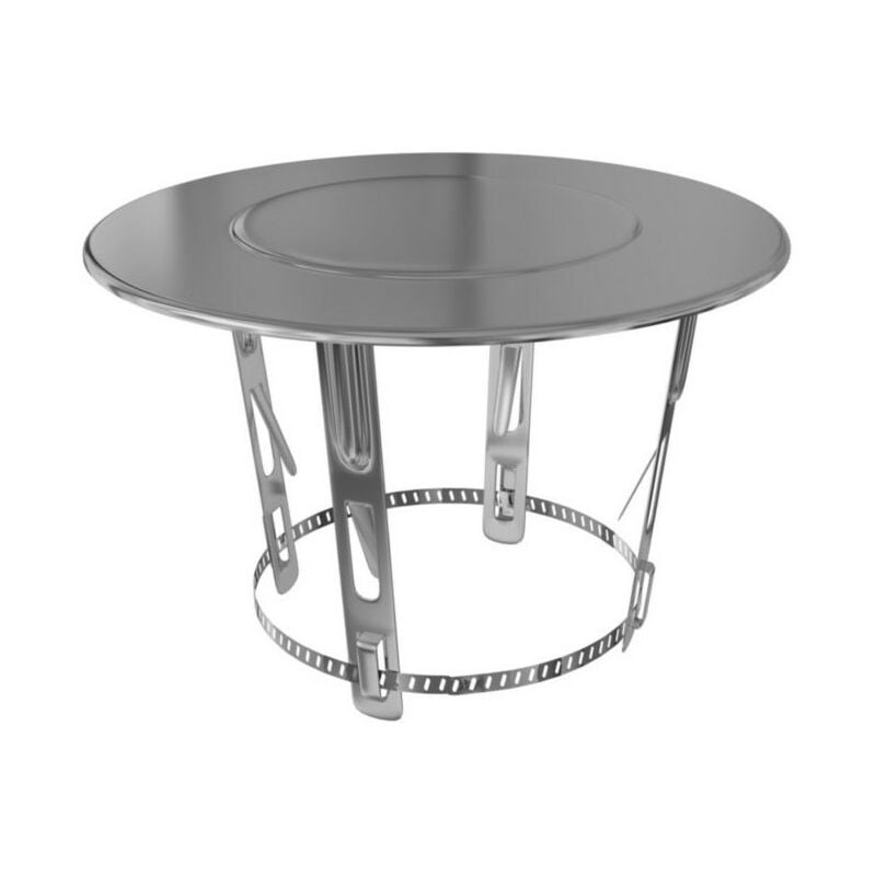 TEN - Chapeau plat 000013 inox n°3 D180 à 200mm