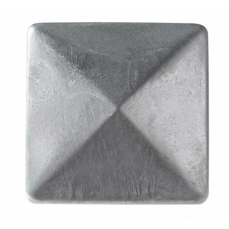 Chapeau pointe de diamant pour poteau bois CABOCHON 91x91x 30 - Ep 0,8mm