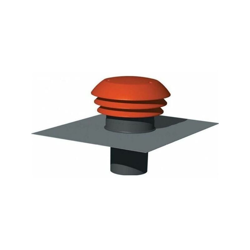 Axelair - Sortie de toiture - modele cpr 125 r ø 125 - Couleur tuile