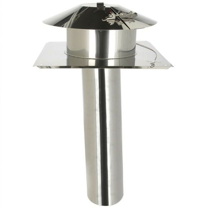 Chapeau universel inox ø 110 mm