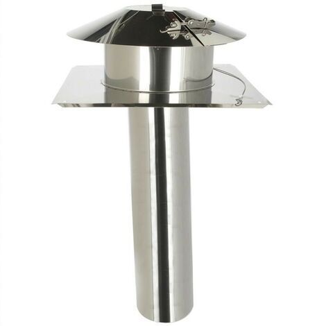 Chapeau universel inox Ø 110 mm
