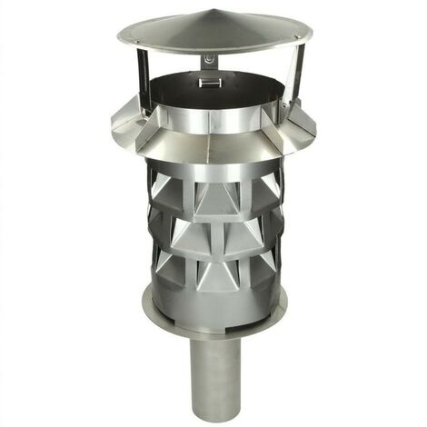 Chapeau Windkat pour cheminée de dimension intérieure Ø 128 mm